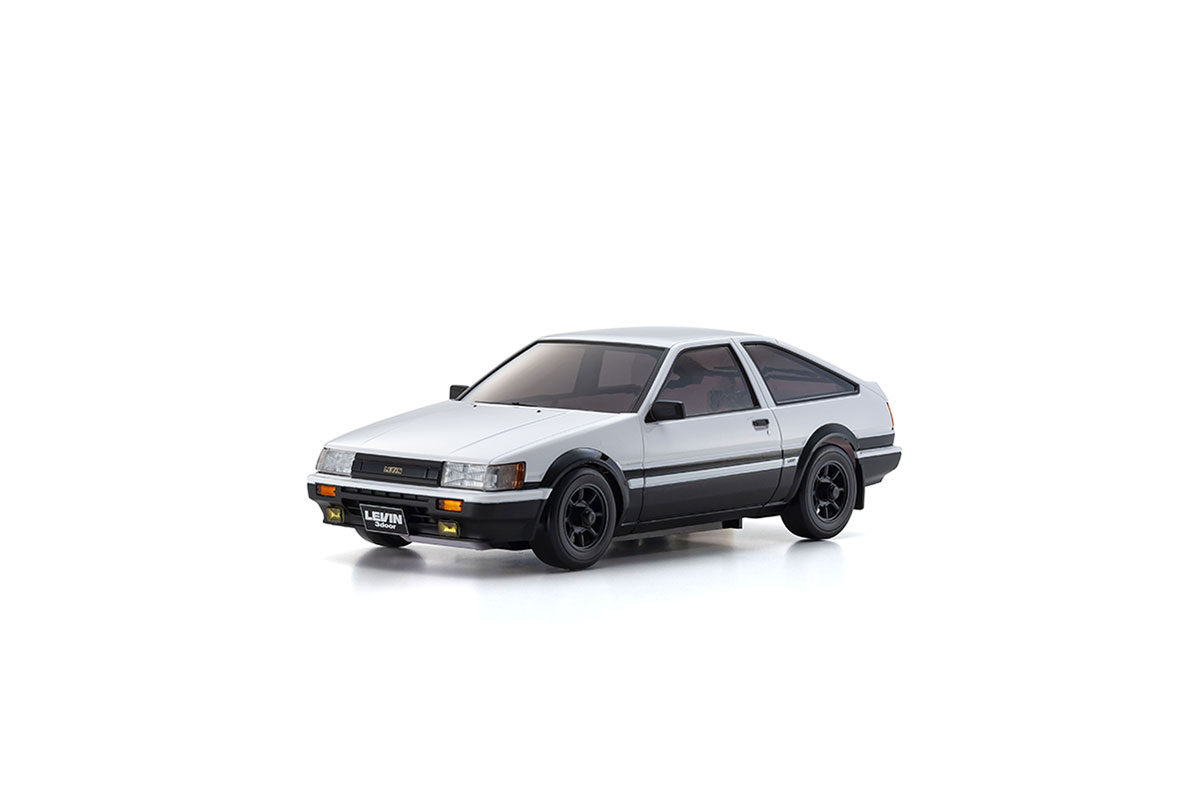 Mini-Z AWD Toyota Corolla Levin AE86 White-Black (MA020N-L/KT531P)