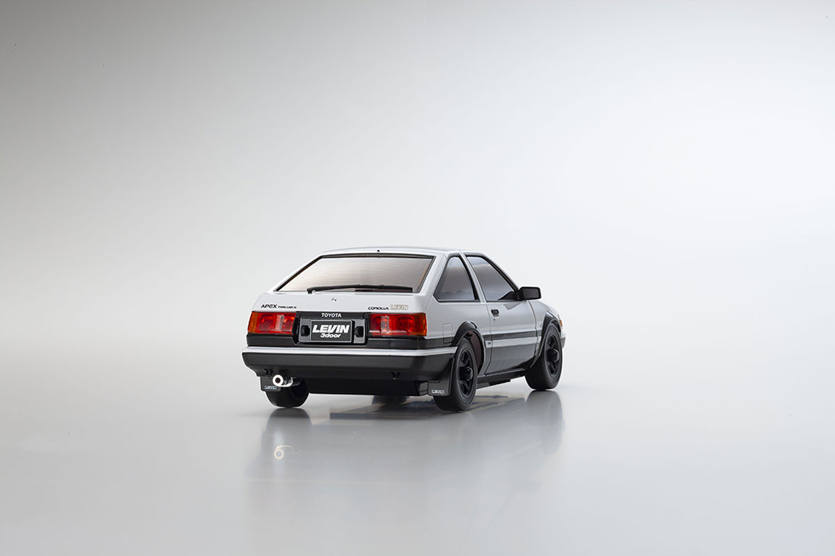 Mini-Z AWD Toyota Corolla Levin AE86 White-Black (MA020N-L/KT531P)