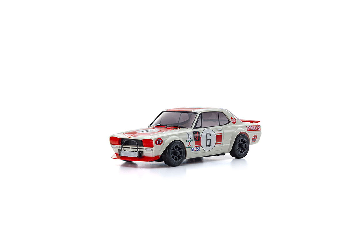 Mini-Z AWD Skyline 2000GT-R KPGC10 Racing'72 Red No.6 (MA020/KT531P)