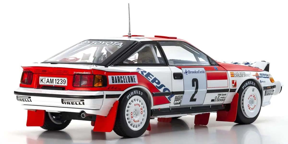 Kyosho 1:18 Toyota Celica GT-Four C.Sainz Winner Monte Carlo1991 Nr2