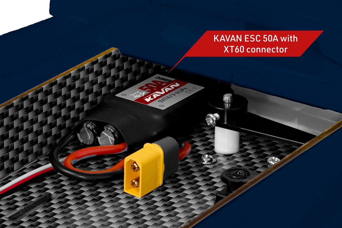 KAVAN Bristell B23 1600mm s R8 Rx - modrá