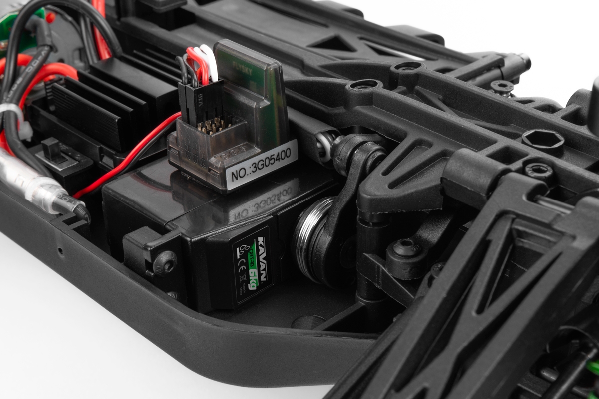 KAVAN GRT-10 Lightning 2,4 GHz 4WD Truggy 1:10 - Červený - RTR