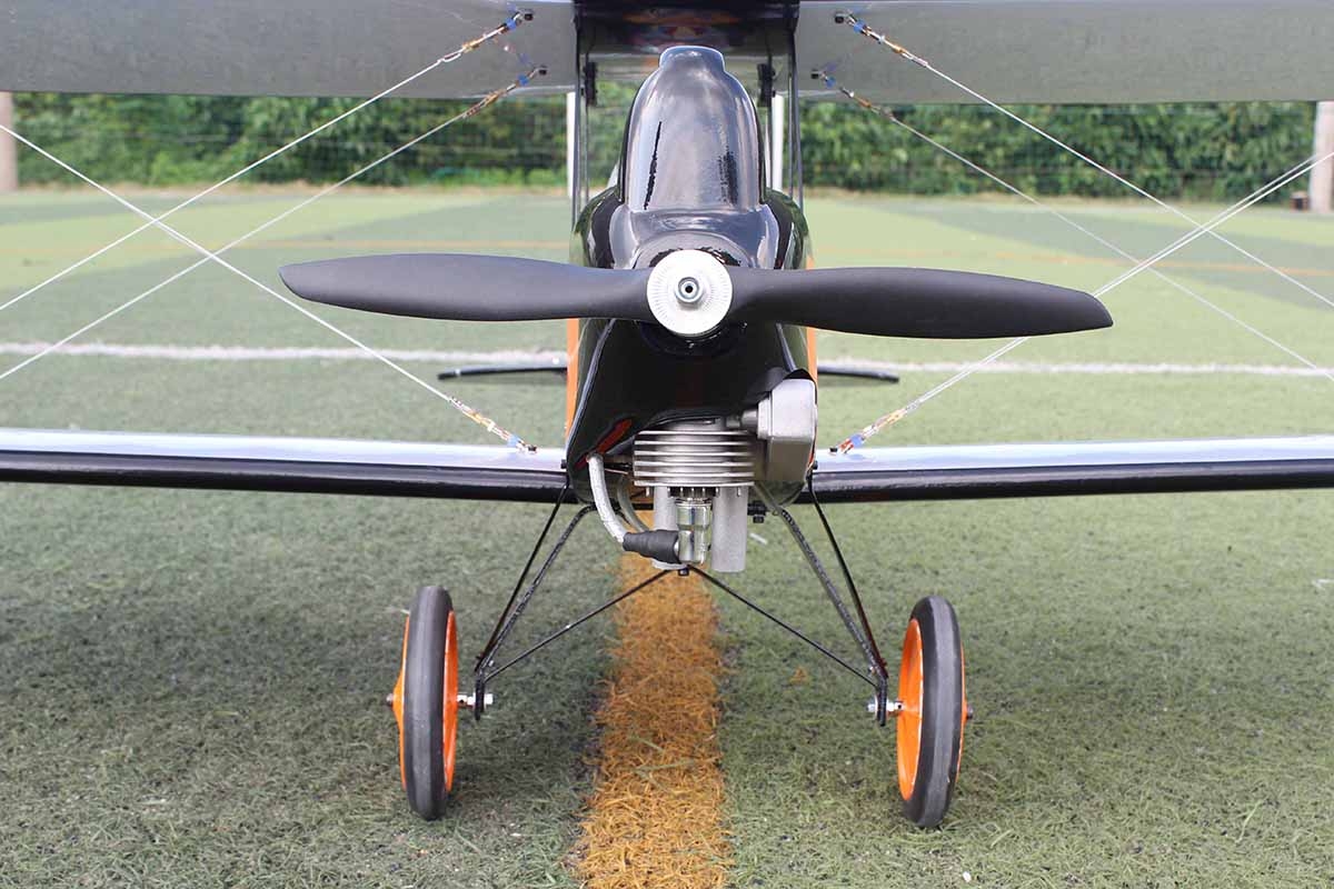 DH-60 Gipsy Moth 1,7m Oranžová/Černá