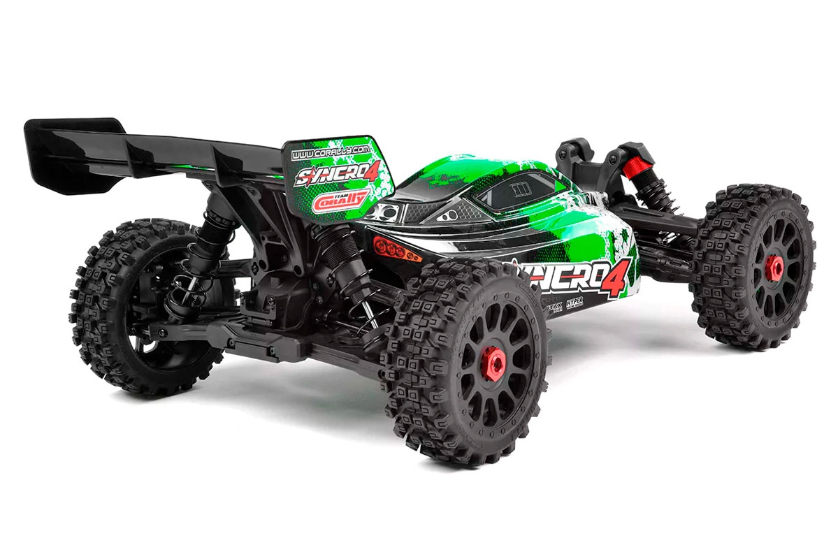 SYNCRO-4 - BUGGY 4WD 3-4S - RTR - zelená