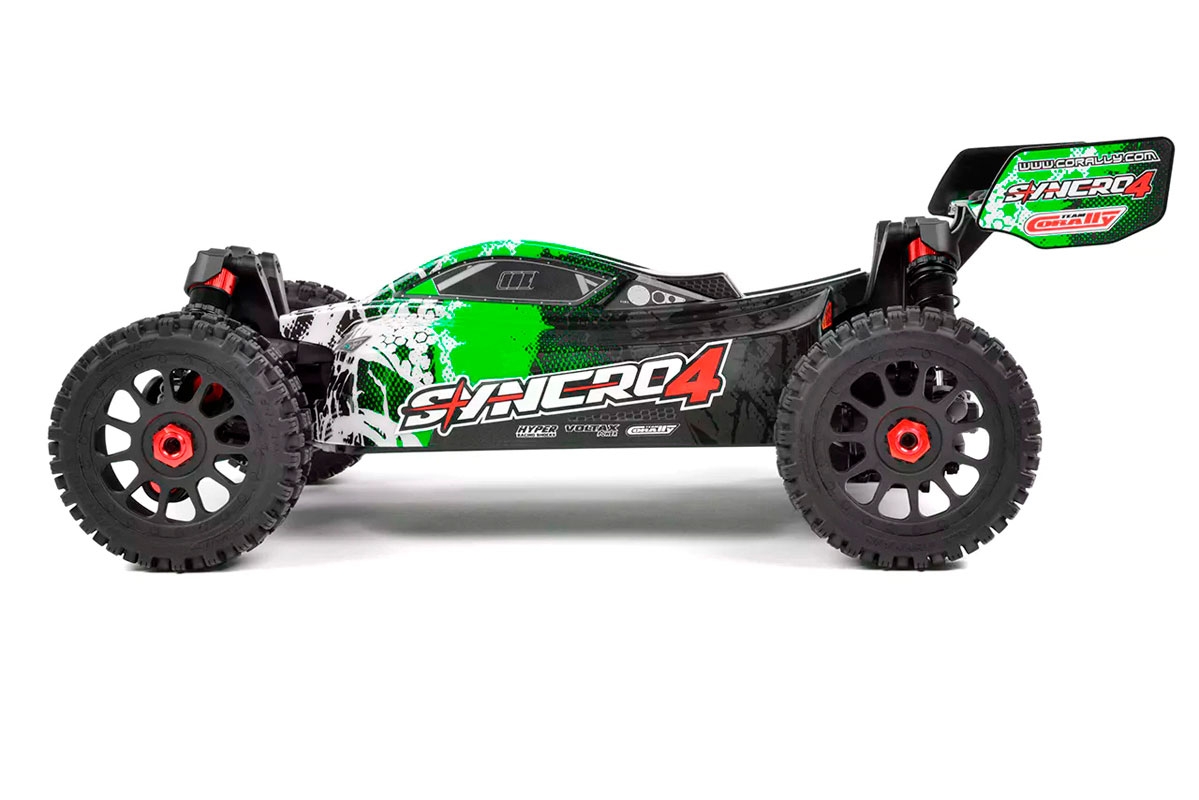 SYNCRO-4 - BUGGY 4WD 3-4S - RTR - zelená