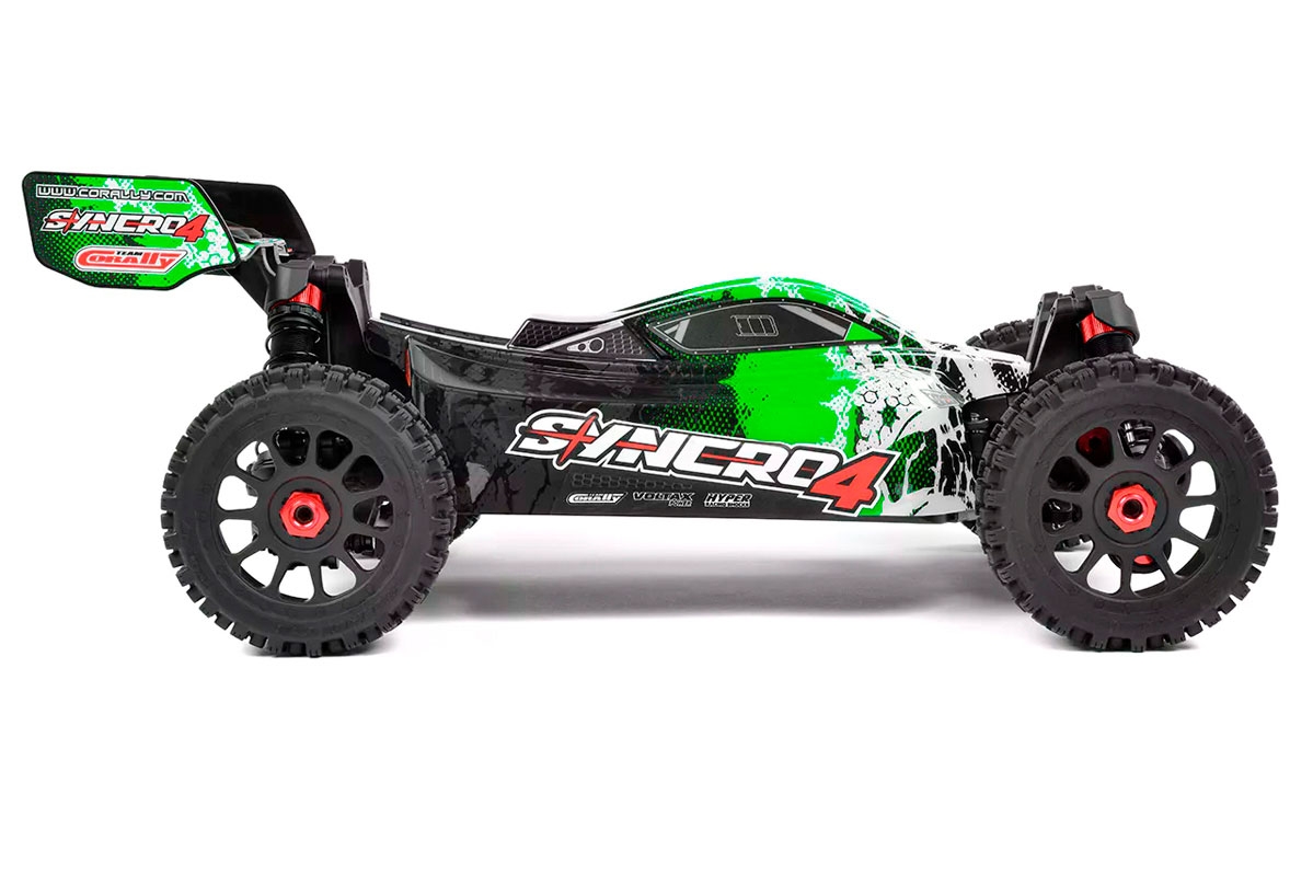 SYNCRO-4 - BUGGY 4WD 3-4S - RTR - zelená