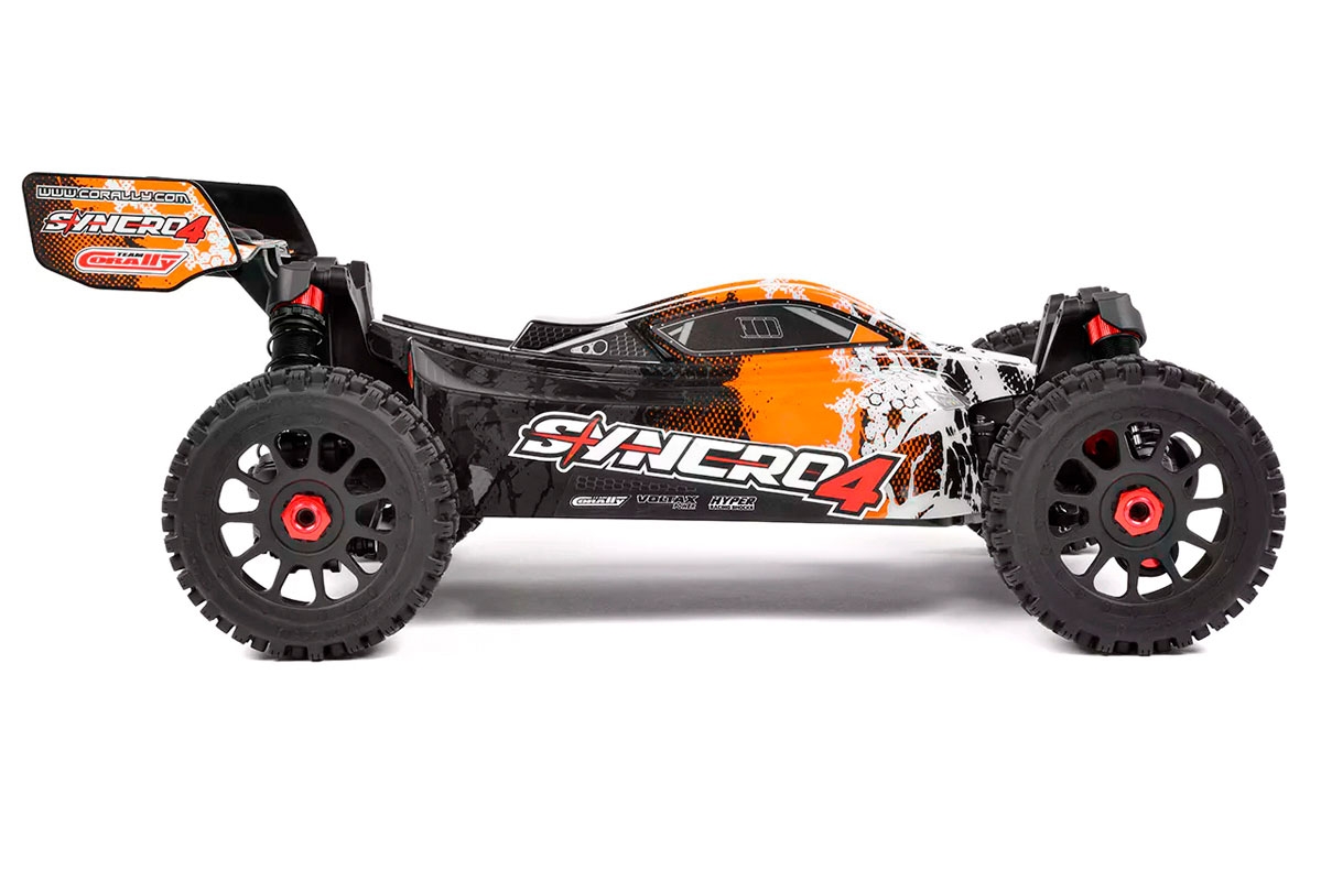 SYNCRO-4 - BUGGY 4WD 3-4S - RTR - oranžová