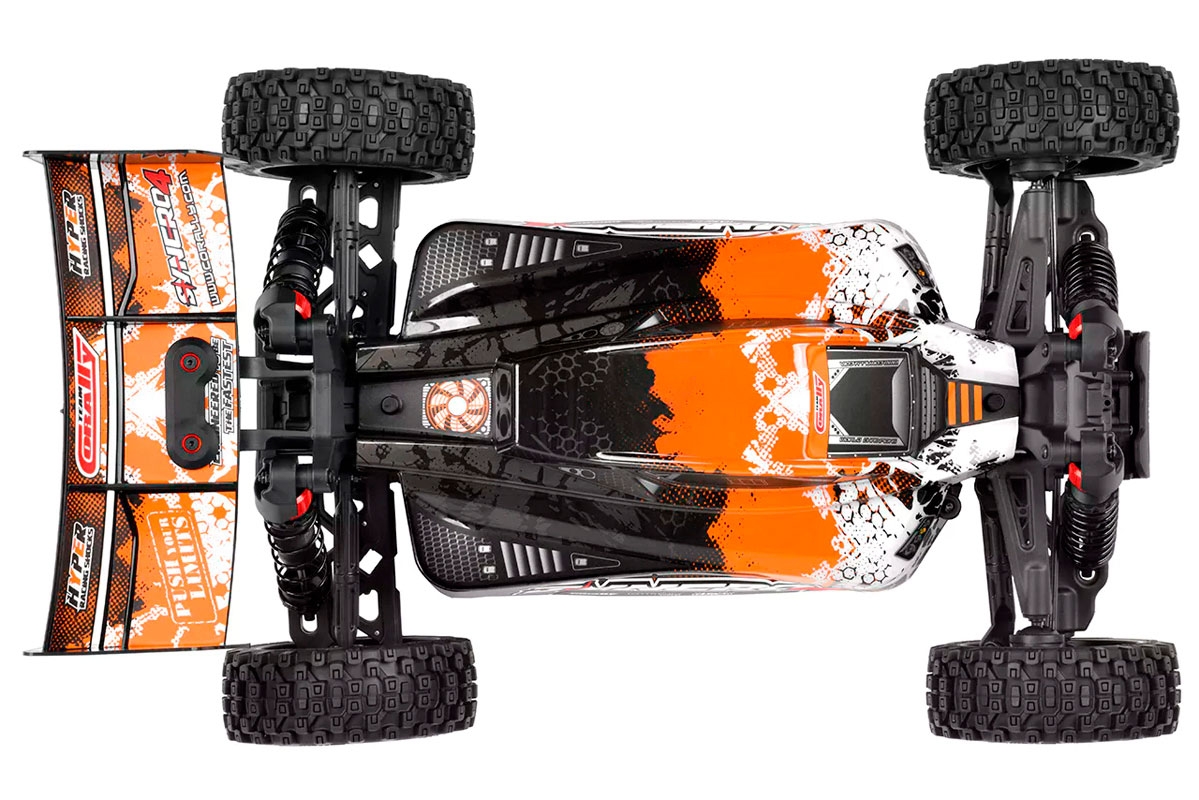 SYNCRO-4 - BUGGY 4WD 3-4S - RTR - oranžová