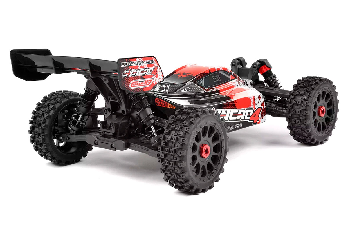 SYNCRO-4 - BUGGY 4WD 3-4S - RTR - červená