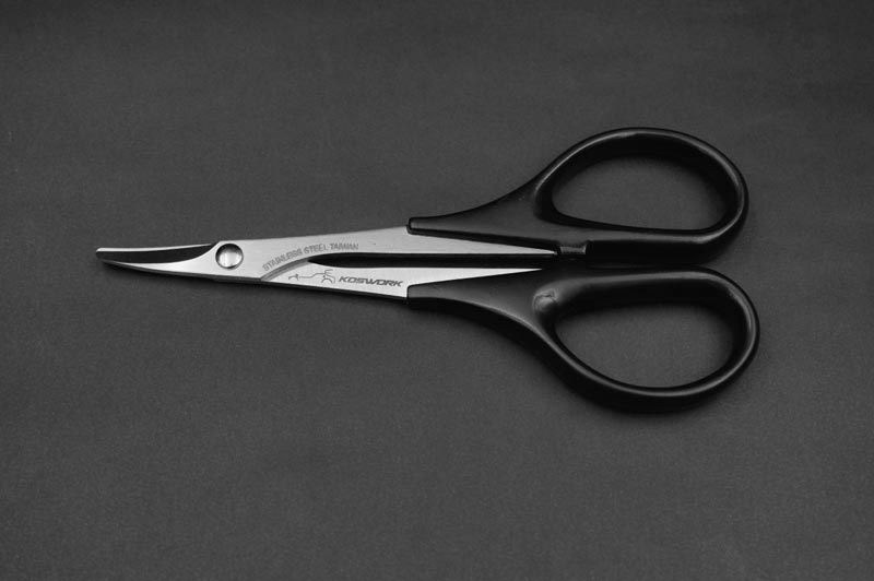 Koswork Polycarbonate Body Curved Scissors
