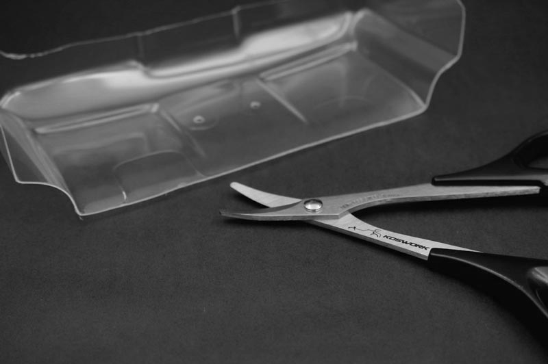 Koswork Polycarbonate Body Curved Scissors