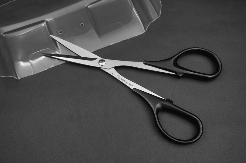 Koswork Polycarbonate Body Straight Scissors