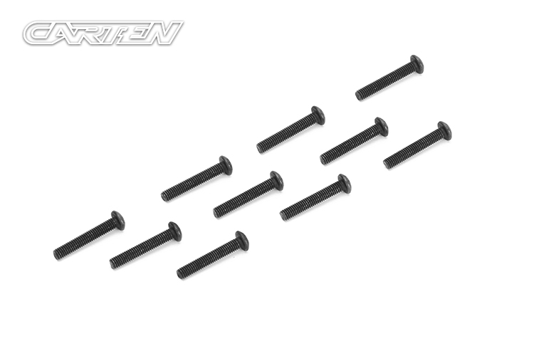 CARTEN imbusový šroub s půlkulatou hlavou M3x18mm, 10 ks.