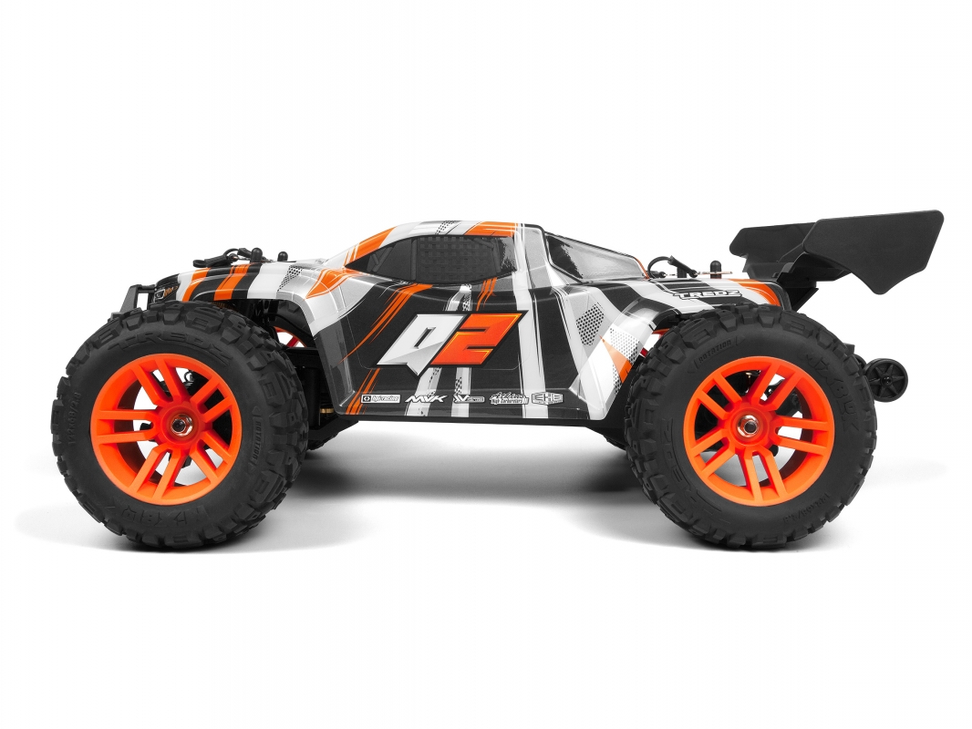 Quantum2 XT 1/10th Stadium Truck - Oranžový