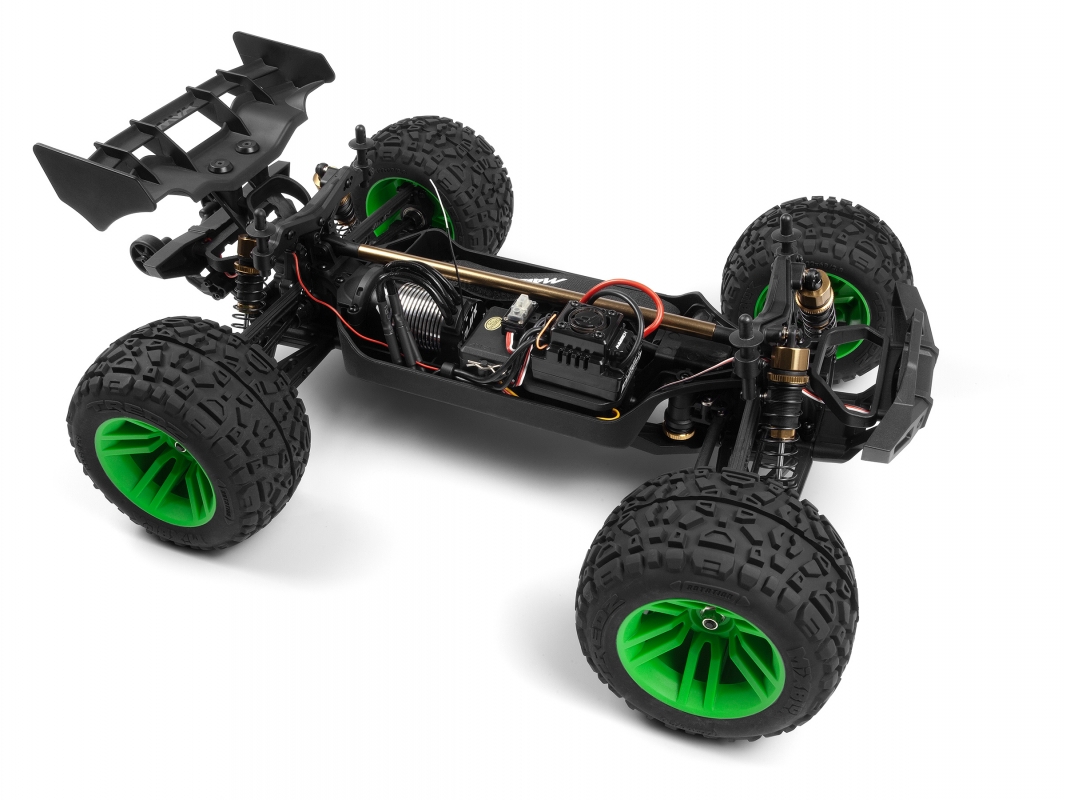 Quantum2 XT Flux 1/10th Stadium Truck - Zelený