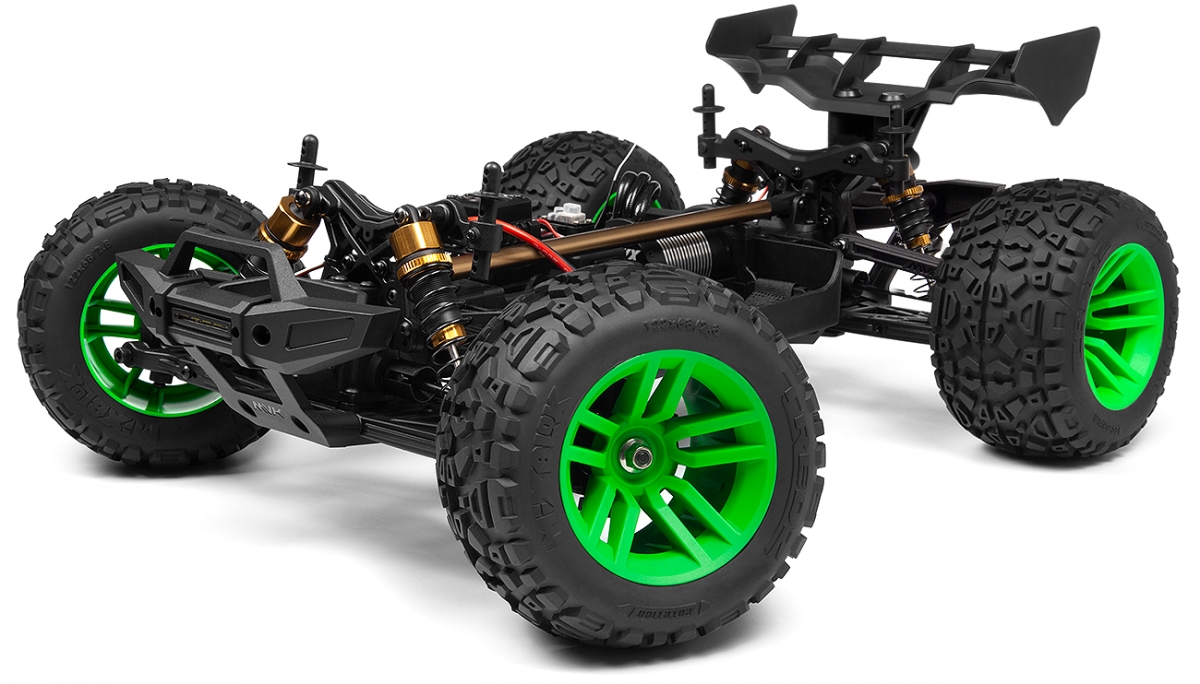 Quantum2 XT Flux 1/10th Stadium Truck - Zelený