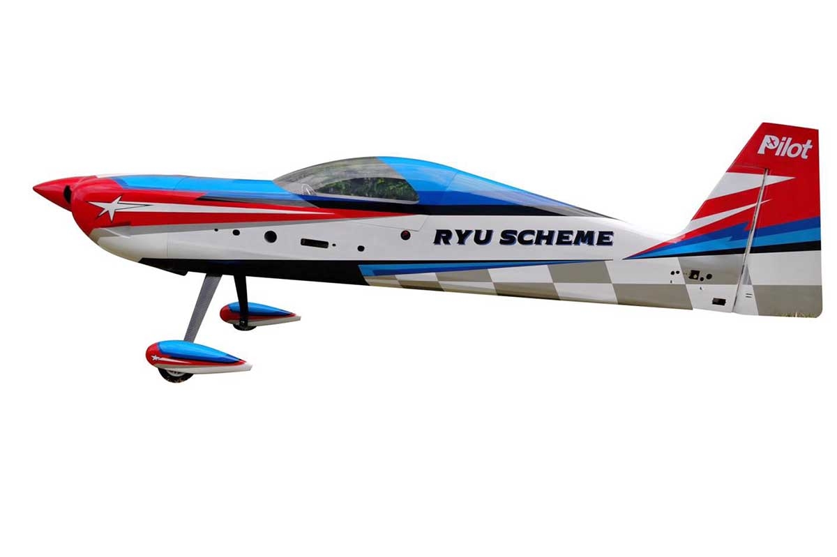 73" Laser 1850mm 35cc Modro-Červený Ryu