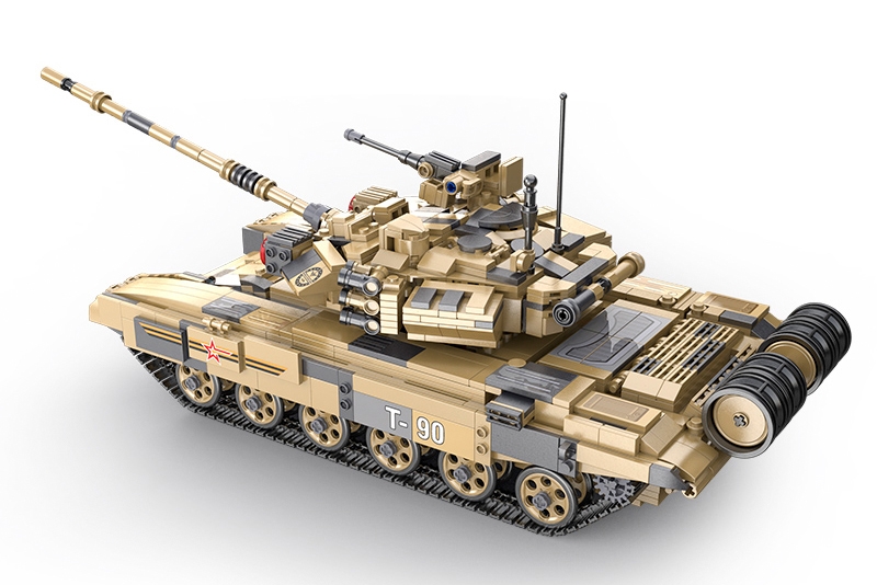 T90 Main Battle Tank - Stavebnice z kostek
