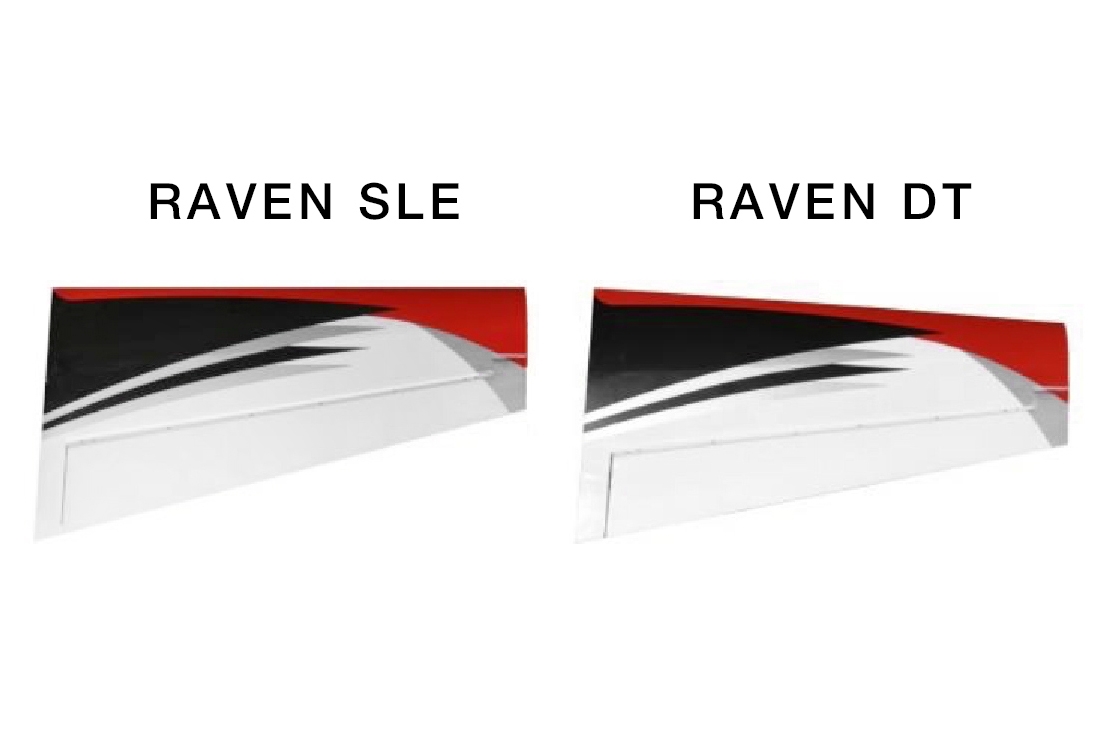61" Raven DT ARF - červená/černá