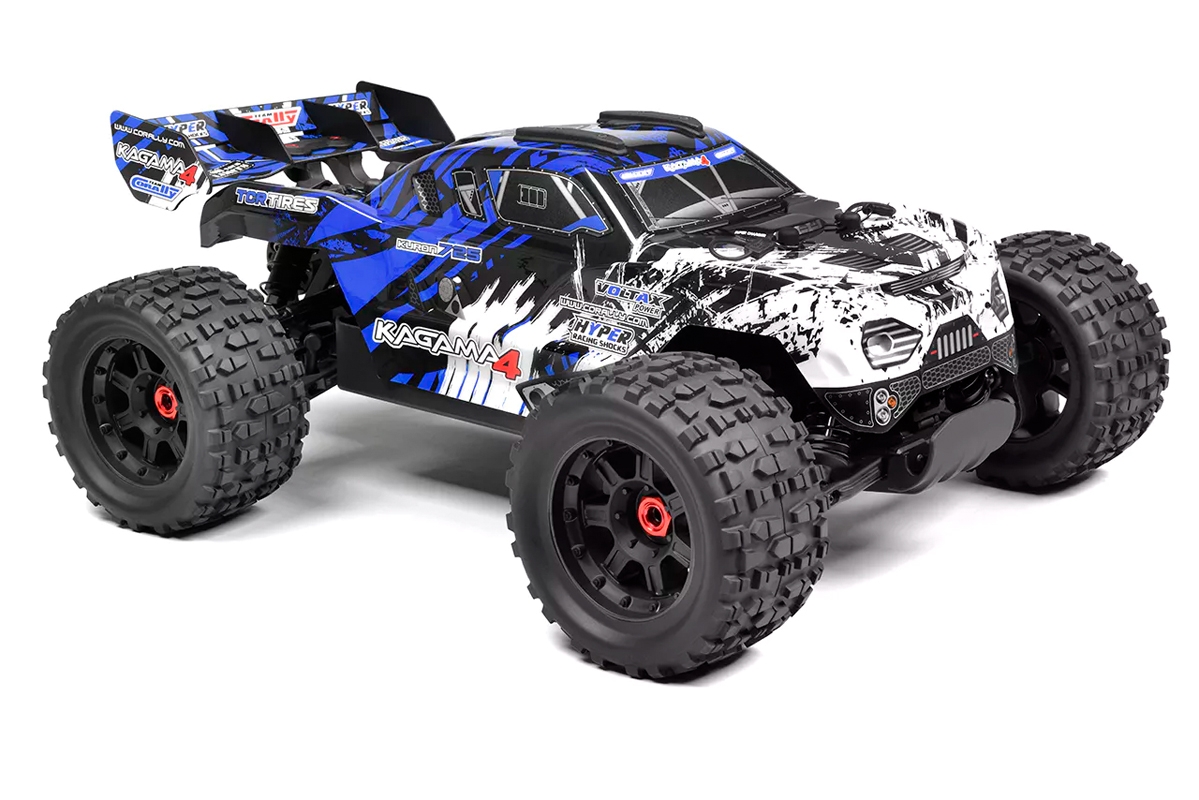 KAGAMA-4 - Monster Truck 4WD 3-4S - RTR - modrá