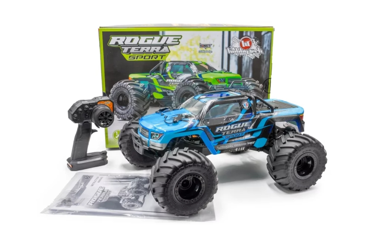 ROGUE TERRA SPORT RTR Brushless Monster Truck 4WD, modrá