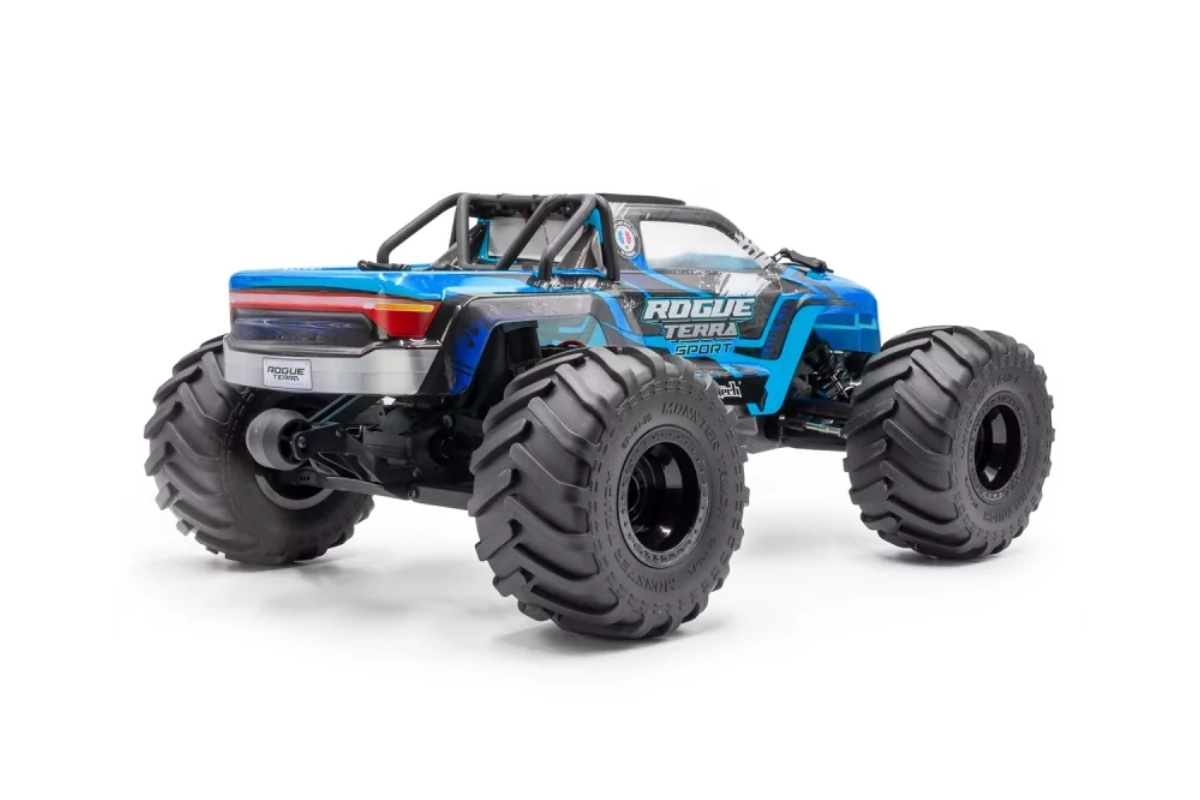 ROGUE TERRA SPORT RTR Brushless Monster Truck 4WD, modrá