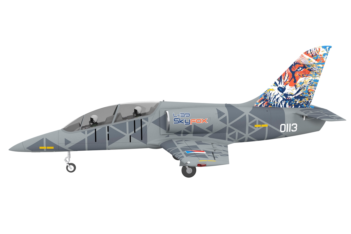 KAVAN L-39 Skyfox 1088mm - šedá