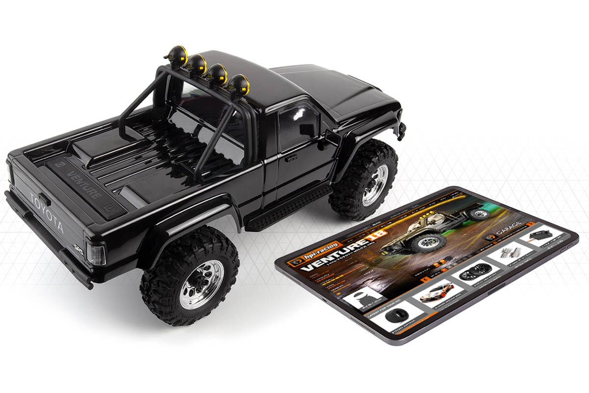 Venture18 1985 Toyota Hilux SR5 - černý