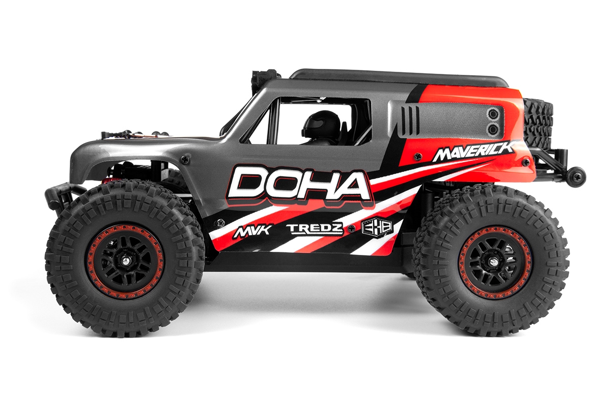 Maverick Doha 1/20 4WD Electric Truck - Červený