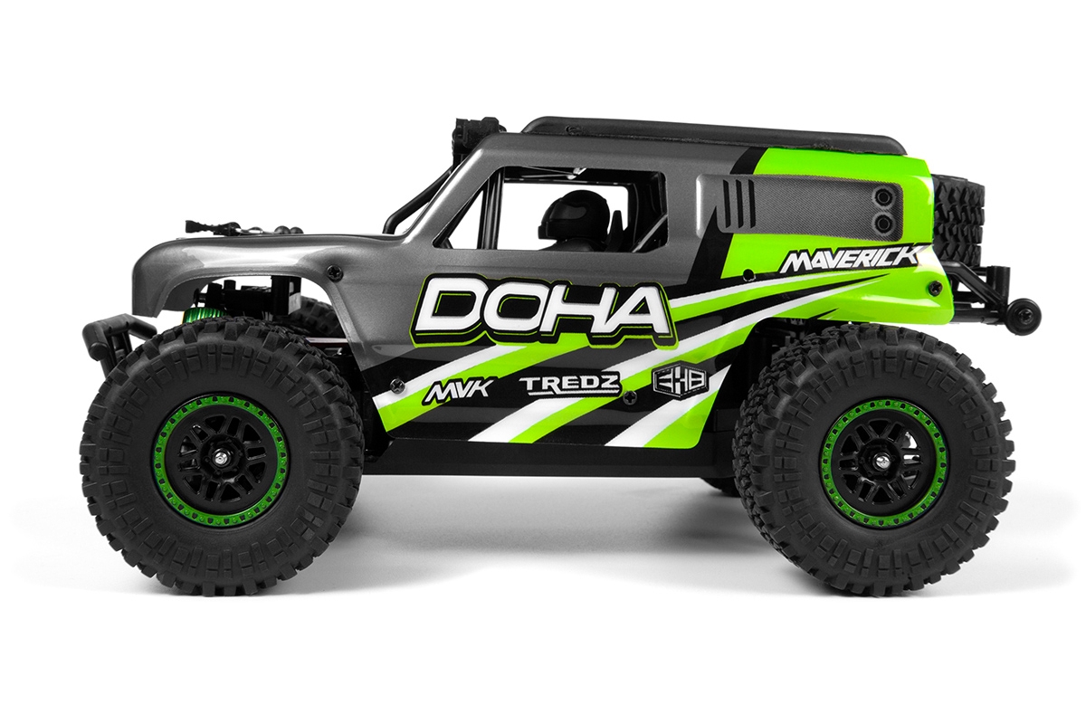 Maverick Doha 1/20 4WD Electric Truck - Zelený