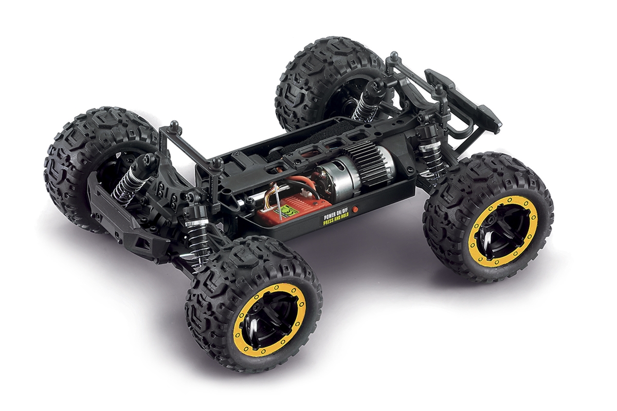Slyder MT 1/16 4WD Electric Monster Truck - Žlutý