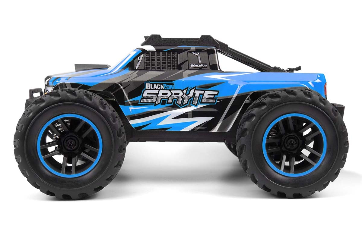 Spryte MT 1/20 4WD Electric Monster Truck - Modrý