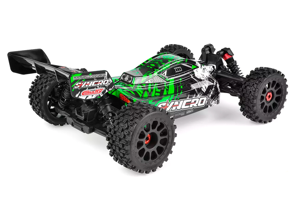 SYNCRO - BUGGY 2WD 3-4S - RTR - zelená