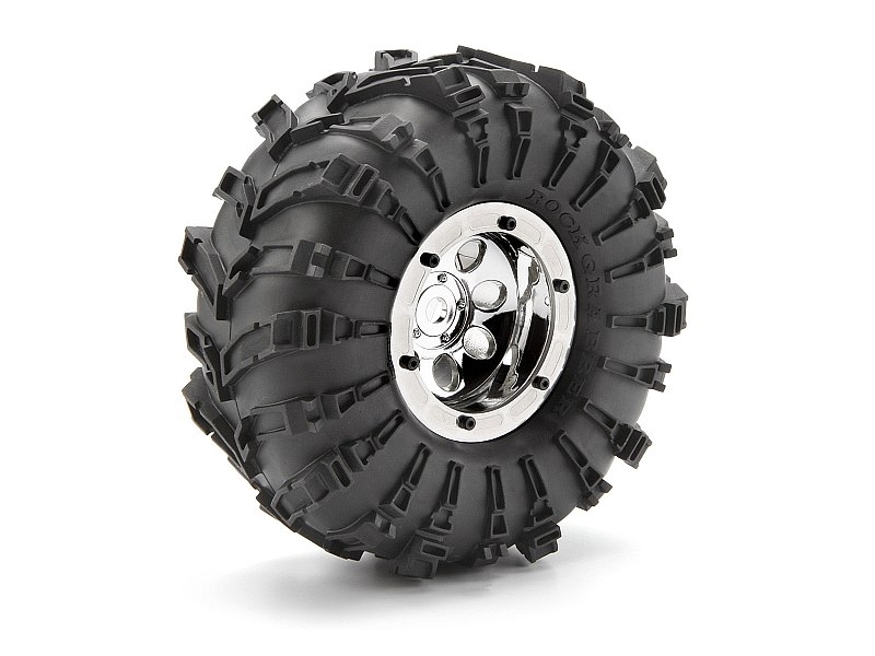 Rock 8 chromované disky (55x36mm/2ks)