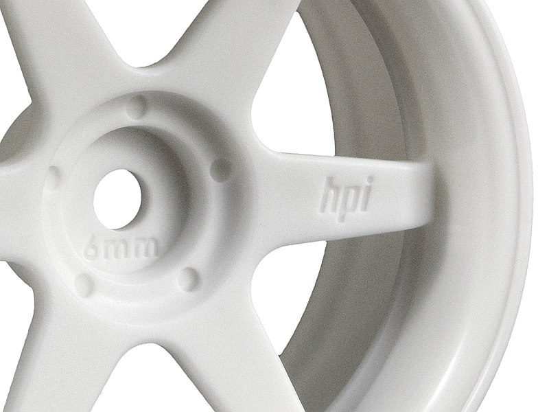 TE37 disky 26mm Bílé (6mm offset) 2ks