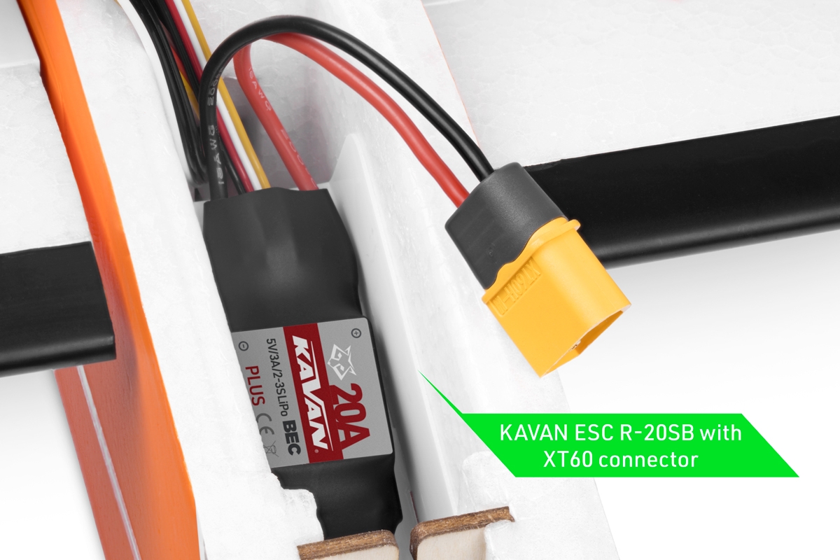 KAVAN Twisty 1512mm - oranžová