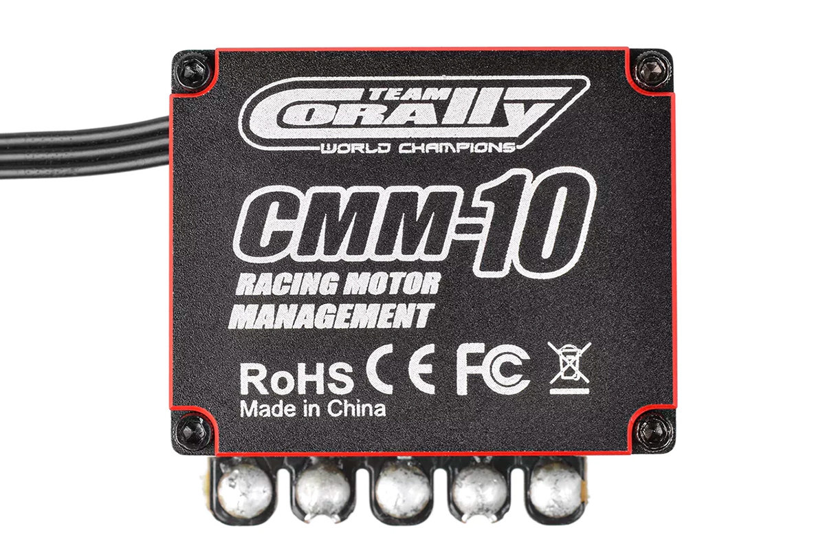 CMM-10 Racing Controller - 2-3S - 220A - senzorový regulátor - černý/červený