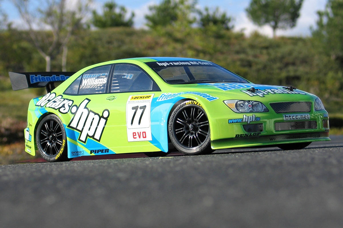 Čirá karoserie Lexus IS200 BTCC (200 mm)