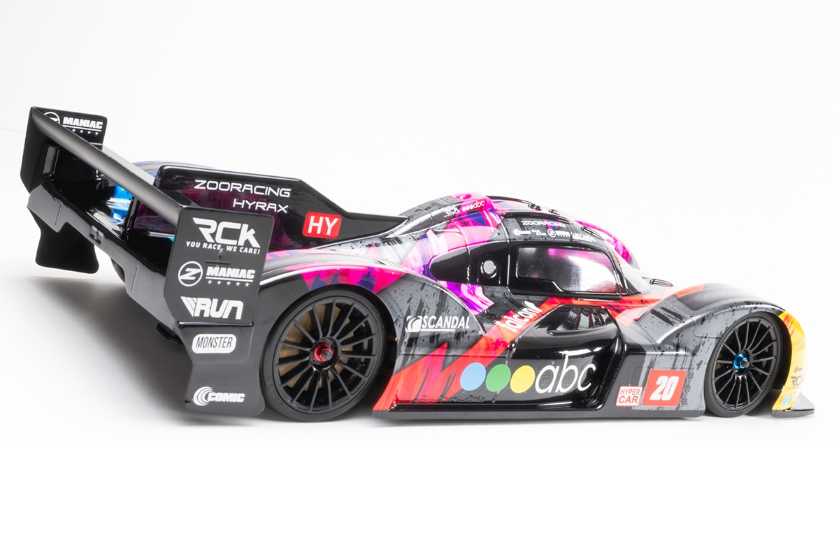 Karoserie čirá Hyrax 190mm Hyper Car - 0,7mm
