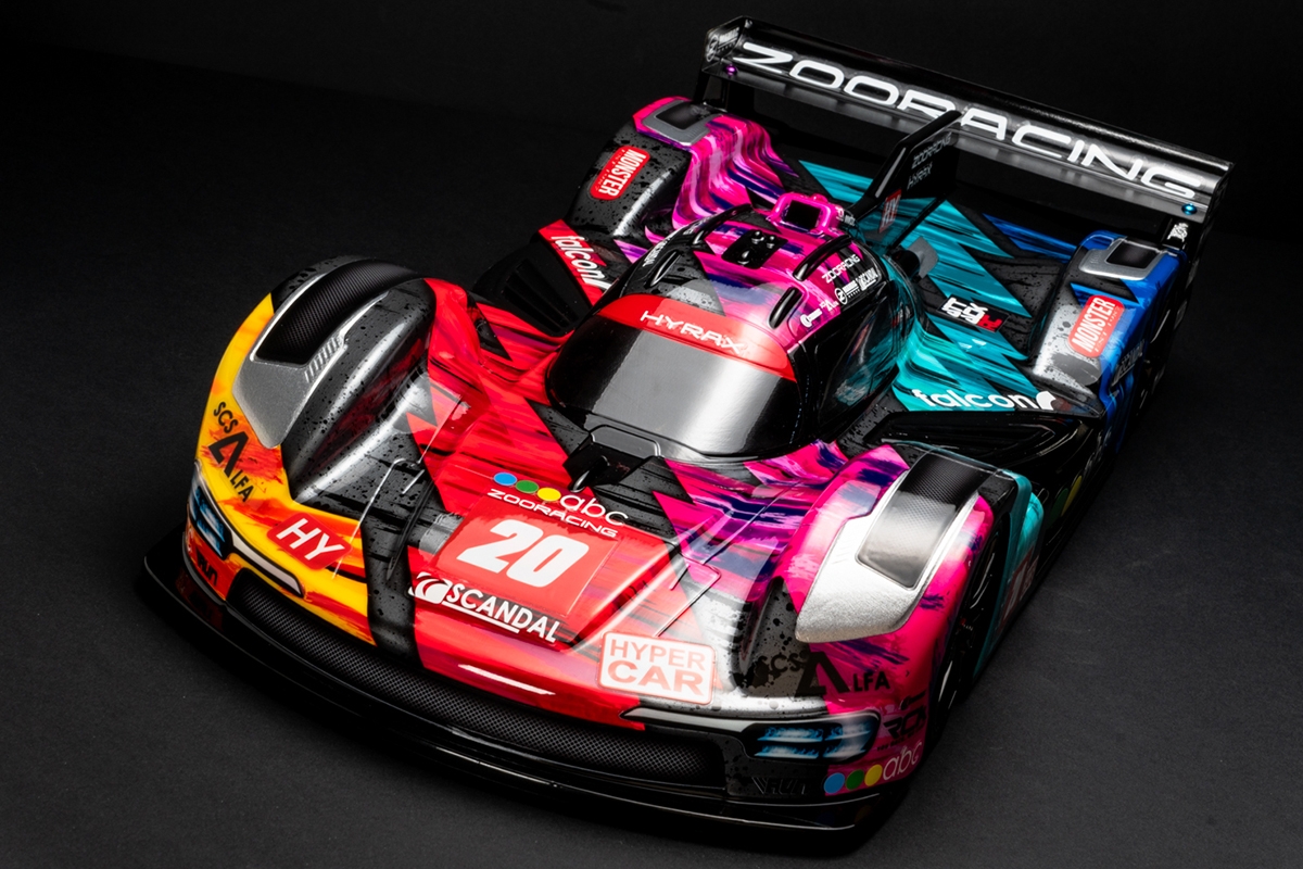 Karoserie čirá Hyrax 190mm Hyper Car - 0,7mm