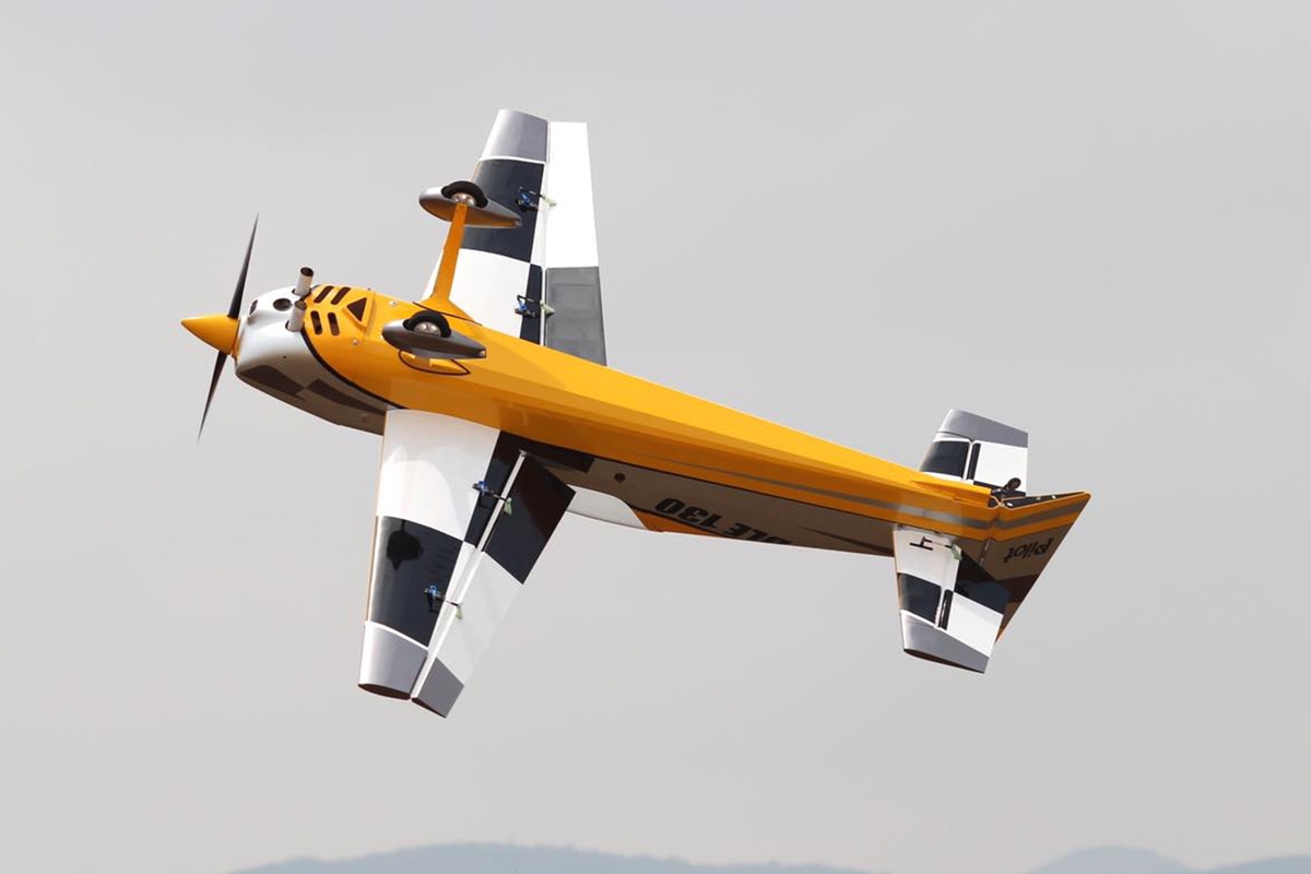115" Extra NG 2920mm 150cc Žluto-Stříbrná