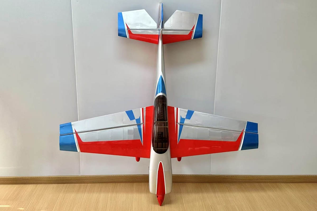 60" Extra NG 1524mm Červeno-Modro-Stříbrná