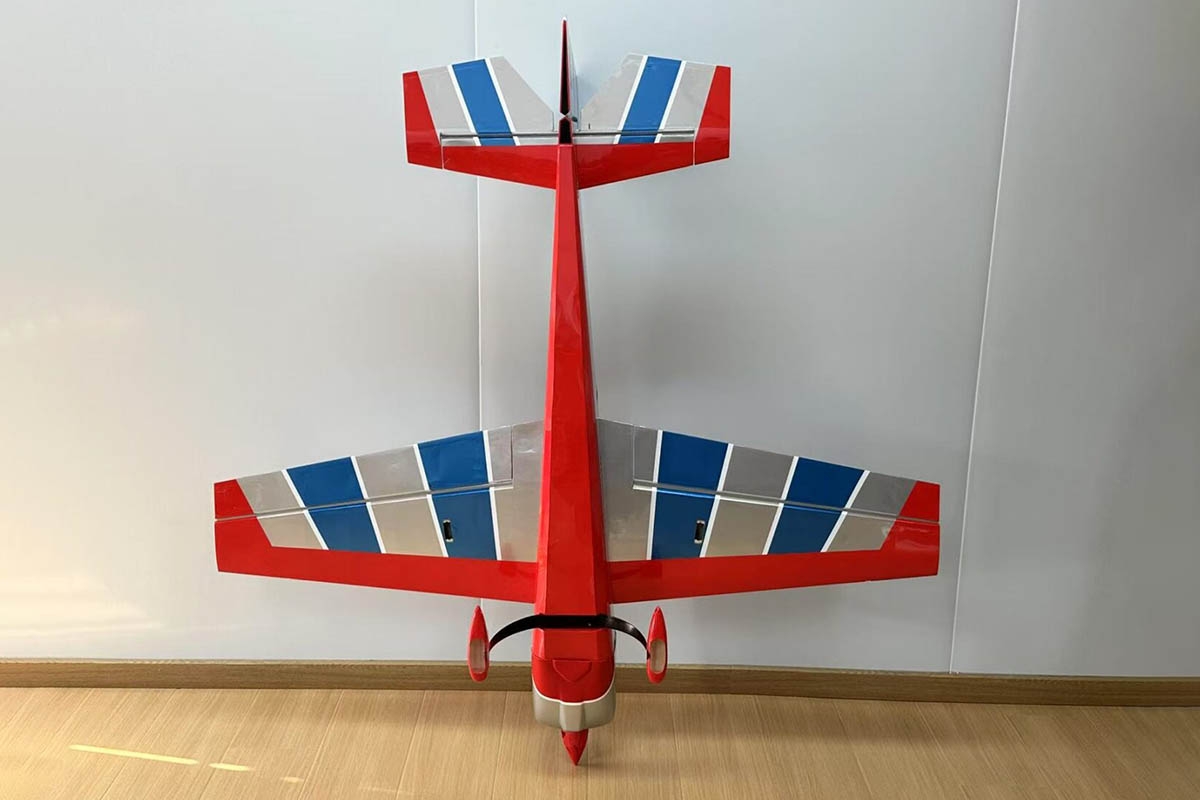 60" Extra NG 1524mm Červeno-Modro-Stříbrná