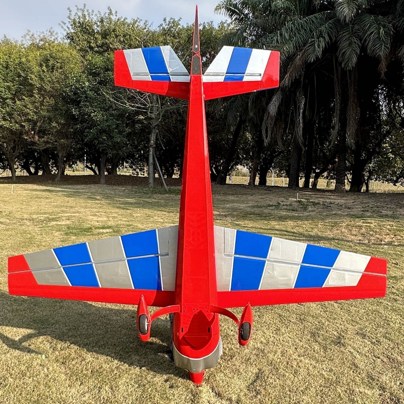 103" Extra NG 2630mm 120cc Červeno-Modro-Stříbrná