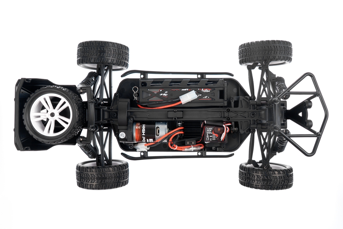 HiMOTO 1:10 Desert Buggy DIRT WHIP 2,4 GHz RTR set, červená