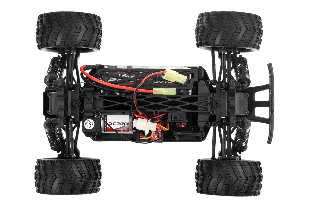 HiMOTO 1:18 Monster Truck MASTADON 2,4 GHz RTR set, červená