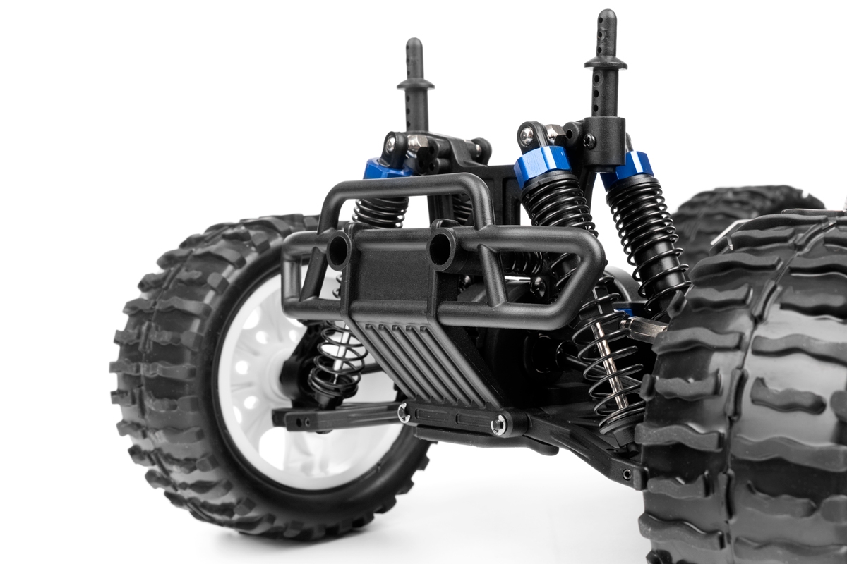 HiMOTO 1:10 Monster Truck EMXT-1 2,4 GHz RTR set, modrá (kostky)