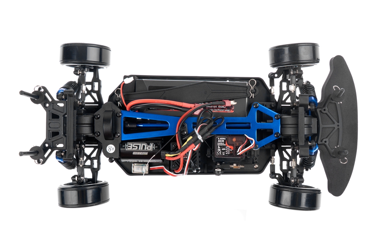 HiMOTO 1:10 Drift TC Brushless 2,4 GHz RTR set, modrá