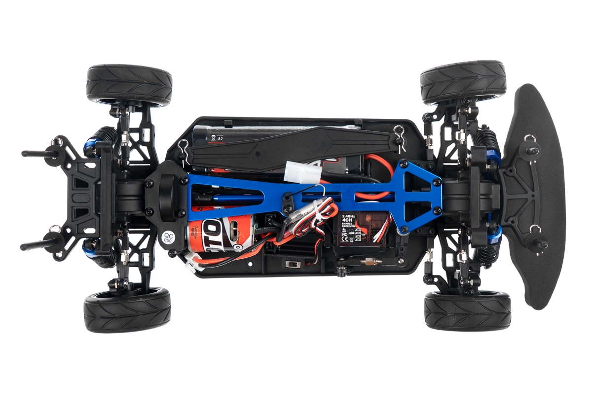 HiMOTO 1:10 Onroad NASCADA 2,4 GHz RTR set, červená