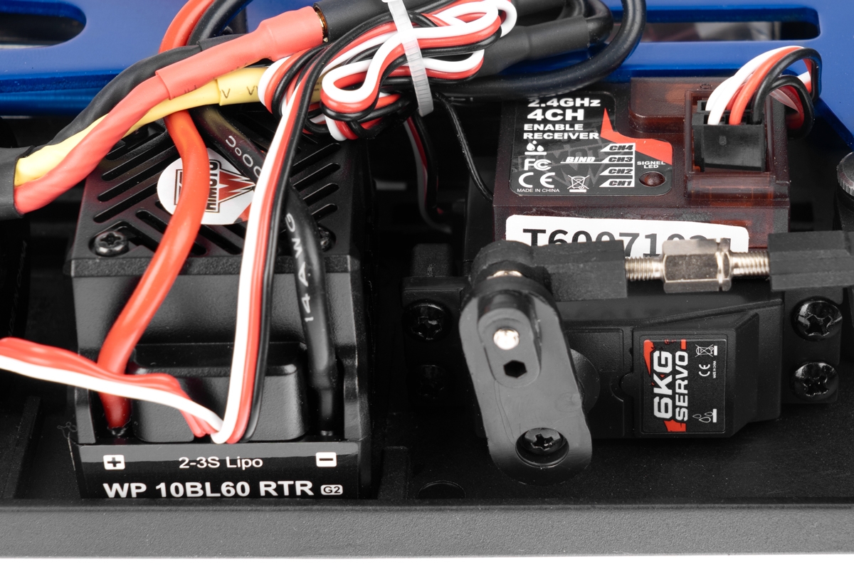 HiMOTO 1:10 Onroad NASCADA Brushless 2,4 GHz RTR set, červená